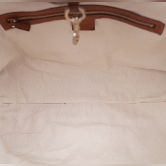 X32❤️Gucci GG Canvas and Leather Brick Lane Tote Gucci - Picture 8 of 15